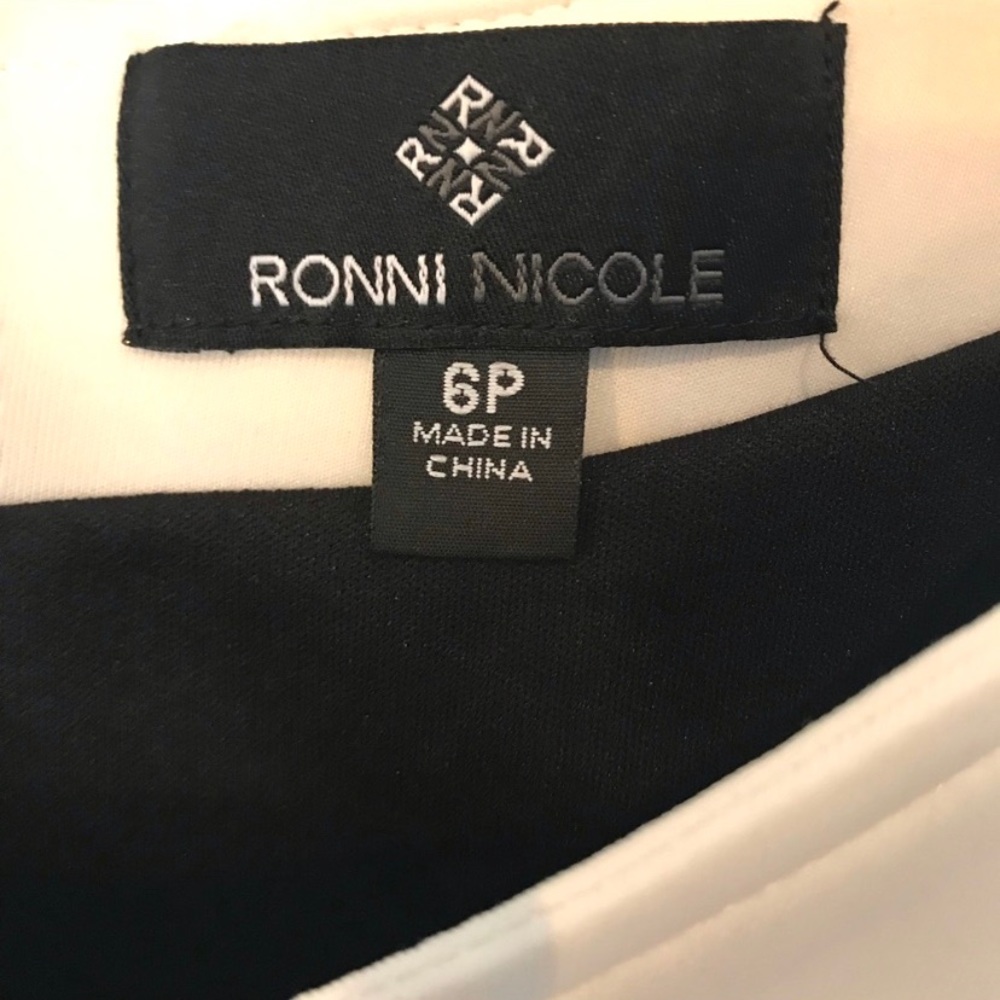 Ronni Nicole Sleeveless Color Block Pattern Dress - image 6